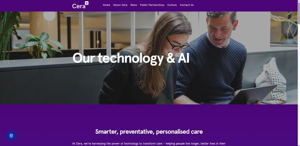 Cera healthcare technology and AI-powered care platform
