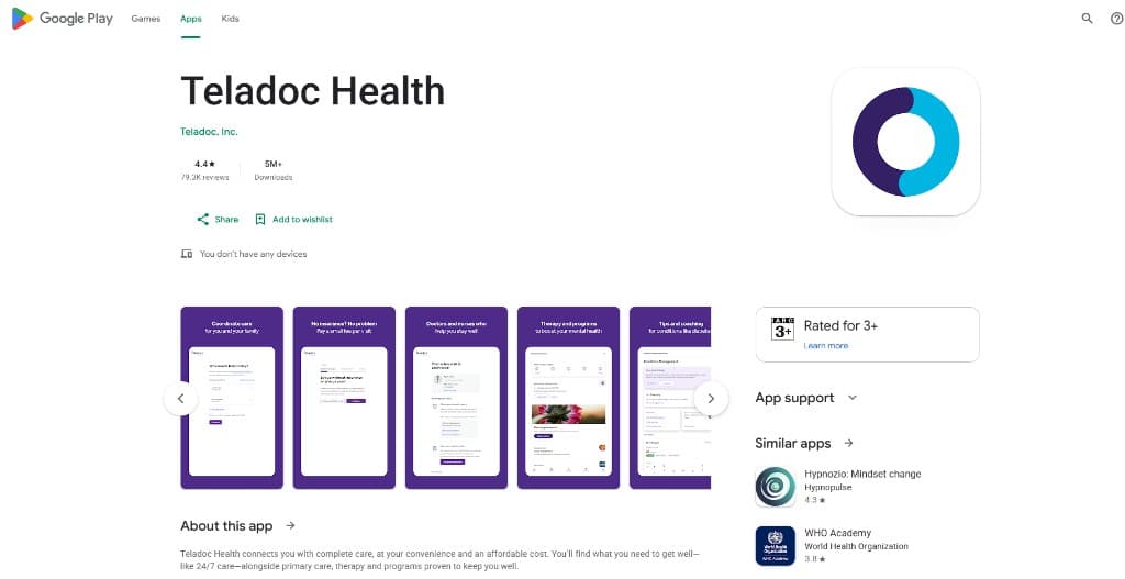 Teladoc Health virtual care and patient engagement platform